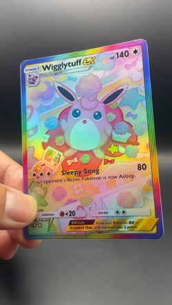 Fan Art Pokemon TCG Pocket Wigglytuff EX Holo SIR | Genetic Apex - Image 2
