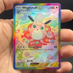 Fan Art Pokemon TCG Pocket Wigglytuff EX Holo SIR | Genetic Apex - Image 4