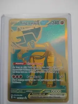 Pokemon Paldean Fates Ting-Lu ex 244/91 Full Art - Image 1