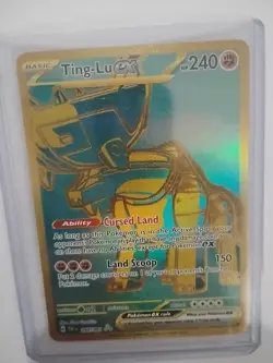 Pokemon Paldean Fates Ting-Lu ex 244/91 Full Art - Image 2