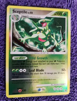 Sceptile 8/106 Great Encounters Reverse Holo Rare Pokemon *NICE* - Image 1