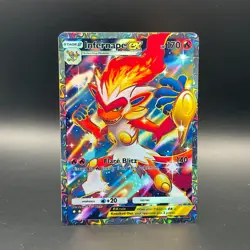 Fan Art Pokemon TCG Pocket Infernape EX Holo Full Art | Space-Time Smackdown - Image 1