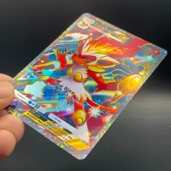 Fan Art Pokemon TCG Pocket Infernape EX Holo Full Art | Space-Time Smackdown - Image 5