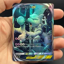 Fan Art Pokemon TCG Pocket Mewtwo EX Holo Immersive Rare | Genetic Apex - Image 4