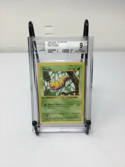 Weedle 69/102 Base Set 1st Edition Grey Stamp Beckett 9 Pokemon 1999 B - Image 1
