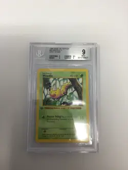 Weedle 69/102 Base Set 1st Edition Grey Stamp Beckett 9 Pokemon 1999 B - Image 2