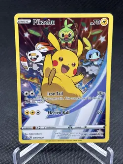 Pokemon TCG 2020 Pikachu SWSH020 Black Star Promo NM - Image 1