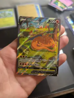 Pokemon Charizard v SWSH260 Holo Promo Sword & Shield Near Mint Condition - Image 2