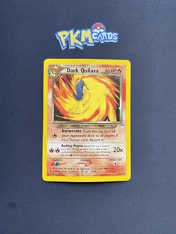 Pokemon TCG Dark Quilava Neo Destiny 39/105 Regular MP. - Image 1