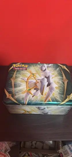 Arceus Pokemon TCG Empty Collector Treasure Chest (Lunch Box) - Image 1