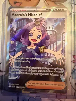 Acerola's Mischief 165/132 Me01: Mega Evolution Holo Pokemon TCG - Image 1