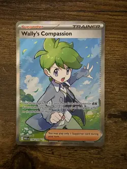 Wally's Compassion 176/132 Pokemon TCG Mega Evolution Full Art Ultra Rare NM - Image 1