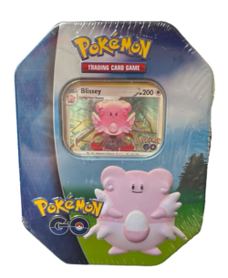 Pokemon Go TCG BLISSEY Gift Tin Factory Sealed - 4 Booster Packs - Image 2