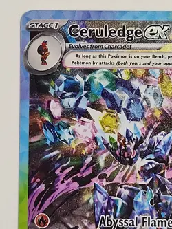 Pokemon TCG Ceruledge EX 147/131 Prismatic Evolutions Special Illustration - Image 2
