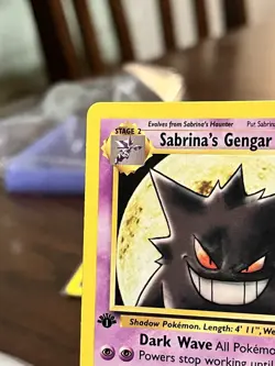 Pokemon TCG Sabrina's Gengar Gym Challenge 29/132 1st Edition Rare - Image 2