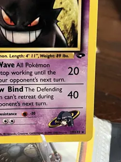 Pokemon TCG Sabrina's Gengar Gym Challenge 29/132 1st Edition Rare - Image 4