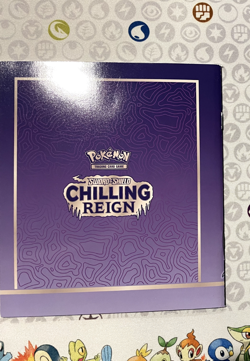 Pokemon TCG Sword & Shield Chilling Reign ETB Player's Guide Booklet! Box Fresh - Image 2