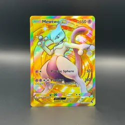 Fan Art Pokemon TCG Pocket Mewtwo EX Holo Crown Rare | Genetic Apex - Image 1