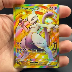 Fan Art Pokemon TCG Pocket Mewtwo EX Holo Crown Rare | Genetic Apex - Image 4