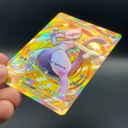 Fan Art Pokemon TCG Pocket Mewtwo EX Holo Crown Rare | Genetic Apex - Image 5