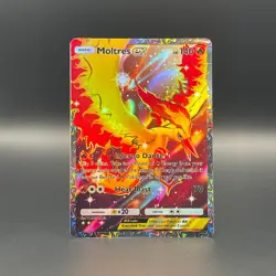 Fan Art Pokemon TCG Pocket Moltres EX Holo Full Art | Genetic Apex - Image 1