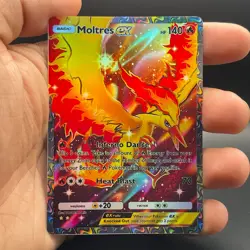 Fan Art Pokemon TCG Pocket Moltres EX Holo Full Art | Genetic Apex - Image 4