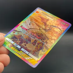 Fan Art Pokemon TCG Pocket Aerodactyl EX Holo SIR | Mythical Island - Image 5