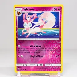 Pokemon Sun & Moon Forbidden Light Reverse Holo Sylveon NM/M 87/131 - Image 1
