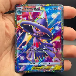 Fan Art Pokemon TCG Pocket Mismagius EX Holo Full Art | Space-Time Smackdown - Image 4
