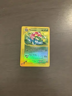 Venusaur 67/165 Expedition Pokemon Card e-Series Reverse Holo Foil Rare - Image 1