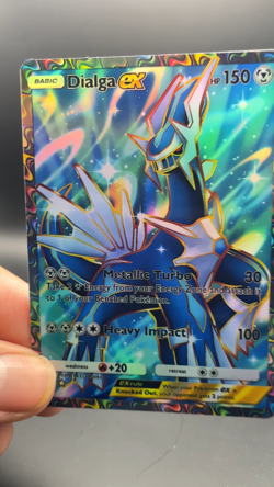 Fan Art Pokemon TCG Pocket Dialga EX Holo Full Art | Space-Time Smackdown - Image 2
