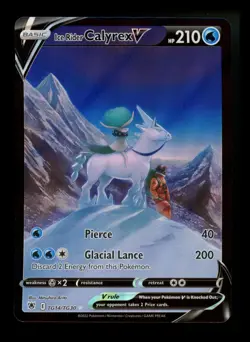 Ice Rider Calyrex V TG14/TG30 Astral Radiance 2022 Trainer Pokemon Card TCG - Image 1