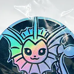 Vaporeon Coin Pokemon Card Game Collection TCG Gashapon Capsule Toy Japan New - Image 3