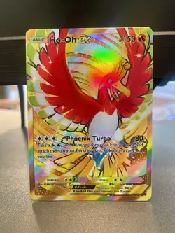 Fan Art Pokemon TCG Pocket Ho-oh EX Holo Crown Rare | Wisdom of Sea and Sky - Image 1
