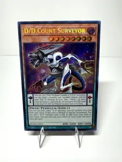 D/D Count Surveyor Secret Rare 1st Edition BLMM-EN041 Yugioh - Image 1