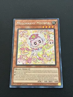 Yugioh Yu-Gi-Oh! Mulcharmy Meowls SUDA-EN025 1st Edition Secret Rare NM - Image 1