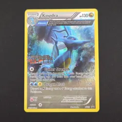 Pokemon TCG Card Kingdra XY39 XY Primal Clash Stamp Pre-Release Alt Art - LP+ - Image 1