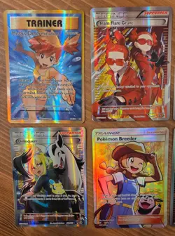 Lot of (10) Pokemon TCG Full Art Holo Trainer Cards - Image 2