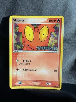 Pokemon TCG Card - Slugma 74/107 Reverse Holo Stamped EX Deoxys 2005 NM - Image 1