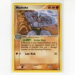 Pokemon TCG Machoke 41/101 EX Hidden Legends Regular Uncommon Card EN-MP 2004 - Image 1