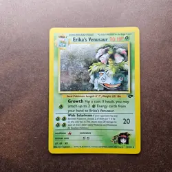 Erika's Venusaur 4/132 Pokemon Gym Challenge Holo Rare Card - MP - Image 1
