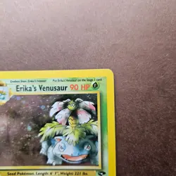 Erika's Venusaur 4/132 Pokemon Gym Challenge Holo Rare Card - MP - Image 3