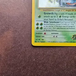 Erika's Venusaur 4/132 Pokemon Gym Challenge Holo Rare Card - MP - Image 4