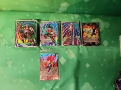 Dragon Ball Super TCG Card Game Realm of the Gods BT16 FOIL LOT Bandai - Image 1