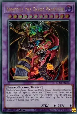 SDSA-EN045 ARMITYLE THE CHAOS PHANTASM ULTRA RARE 1ST EDITION YuGiOh CARD - Image 1