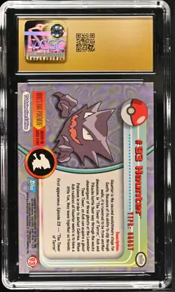 CGC 10 PRISTINE Haunter 2000 Series 2 Topps 93 Pokemon Card - Image 2