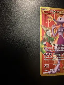 Pokemon Mewtwo EX TCG Full Art Holo Rare Card Breakthrough-Secret 164/162 LP - Image 4
