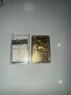 Pokemon 23K Gold Plated MEWTWO Trading Card 1999 Burger King - Image 2