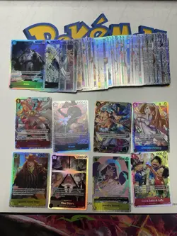 One Piece Secret Rare Foil Lot 50+ Cards - Image 1