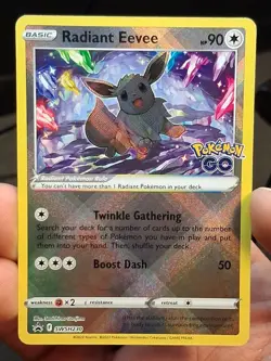 Radiant Eevee SWSH230 SWSH: Sword & Shield Promo Cards Holo - Image 1